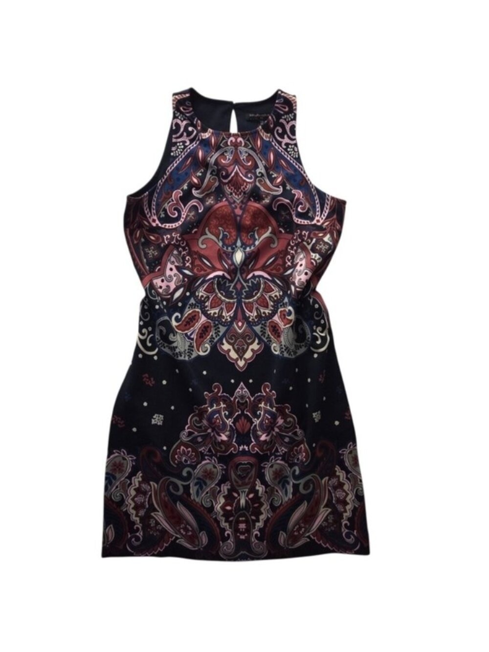 Banana Republic Shift Dress Paisley Print Petite XS